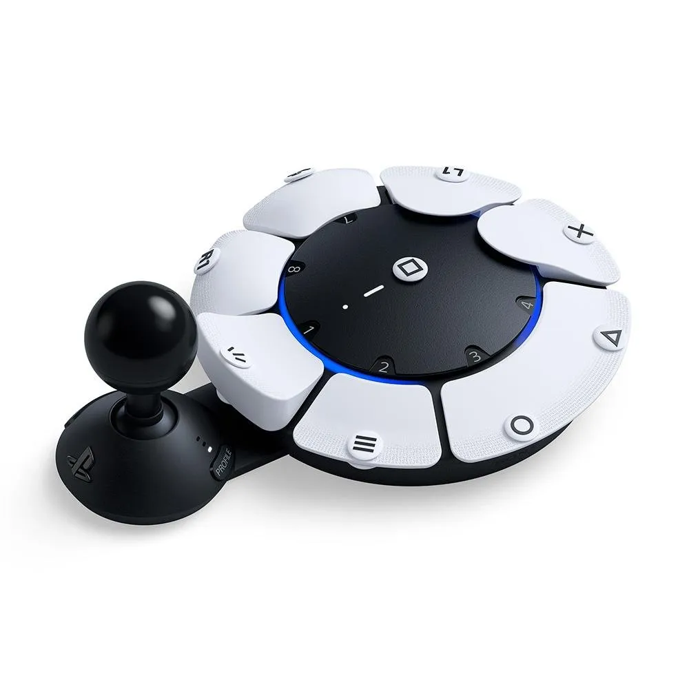 Controle Access [Acessivel] Sony, Para Ps5 Slim E Ps5 Pro, Sem Fio, Branco - Cfi-Zac1
